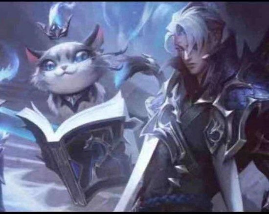 《LOL》疑似EDG冠军皮原画泄露：黑白风月男与猫悠米