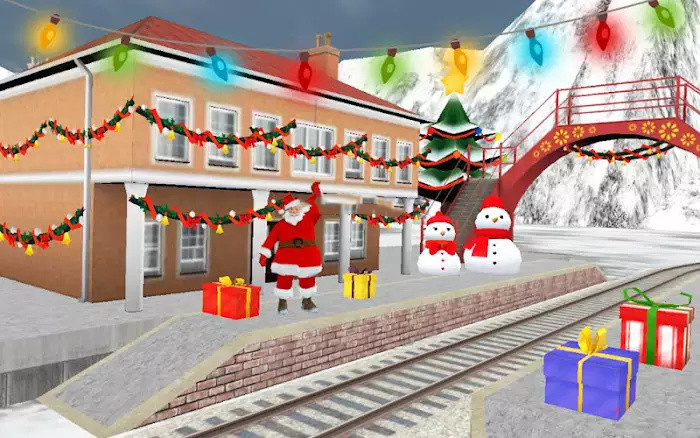 圣诞列车模拟图1