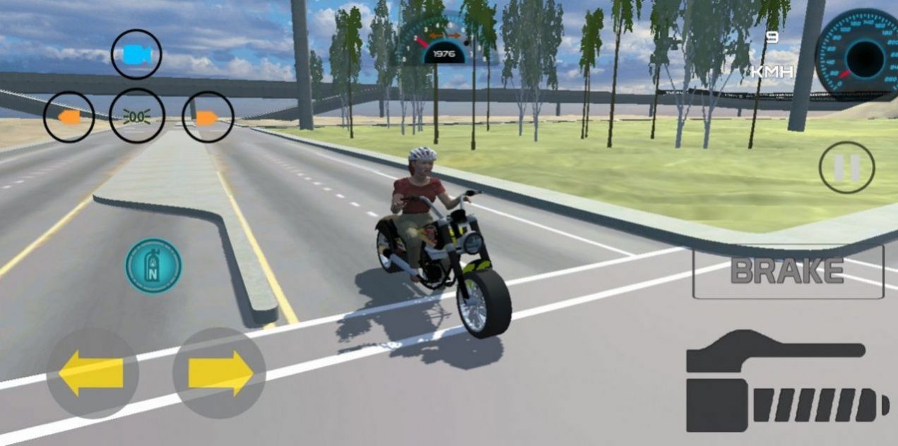 城市摩托模拟驾驶3D图3