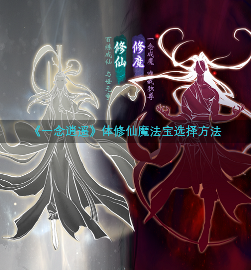 《一念逍遥》体修仙魔法宝选择方法