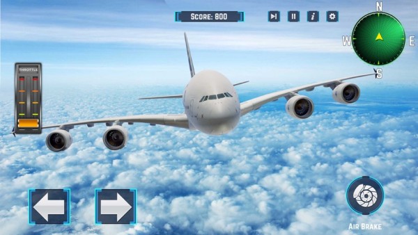 乘客飞机航班模拟图0