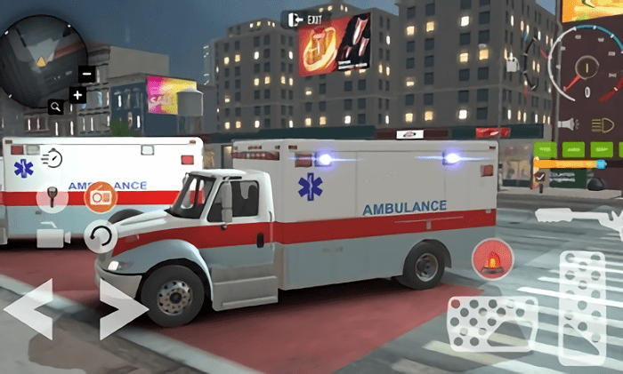 救护车城市驾驶模拟器图0