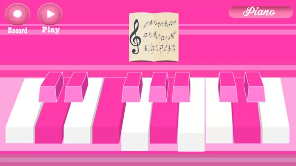 粉色钢琴图0