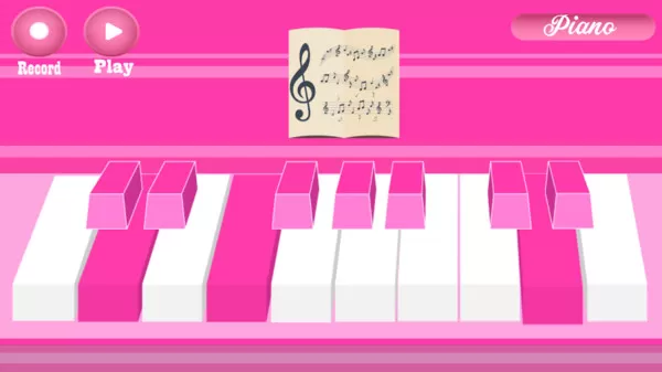 粉色钢琴图1