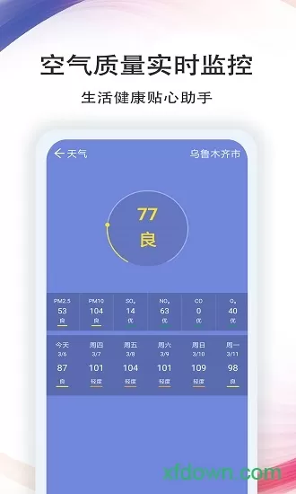 七彩天气预报图1