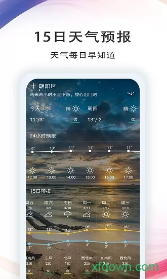 七彩天气预报图0