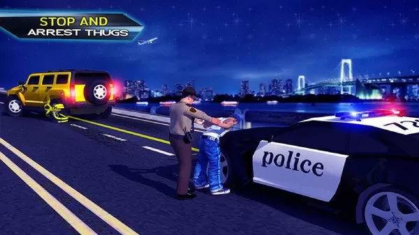 警官公路追逐图0