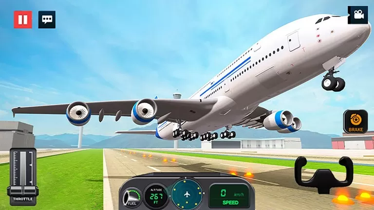模拟真实飞机飞行-飞机模拟器手机版图1