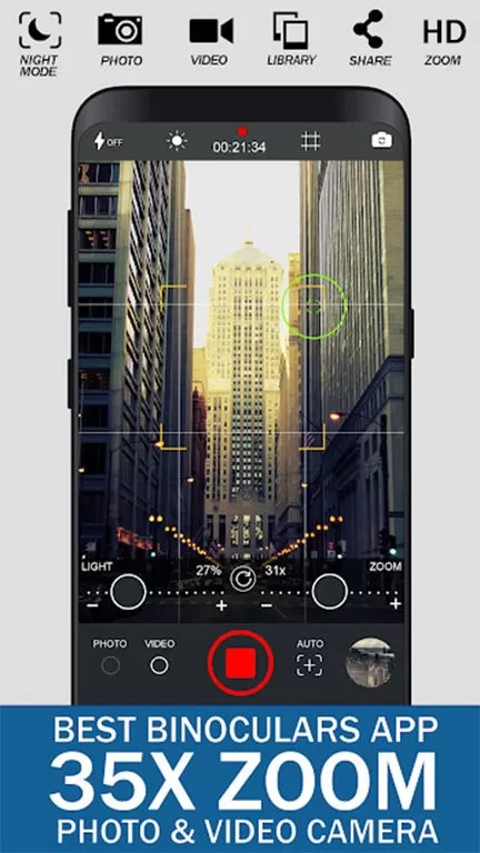 Binoculars 35x zoom Night Mode (Photo and Video)下载官网版图3