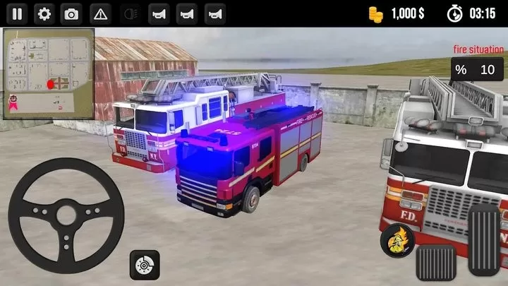 消防车模拟器安卓版最新图0