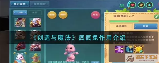 《创造与魔法》如何融合疯狂兔子