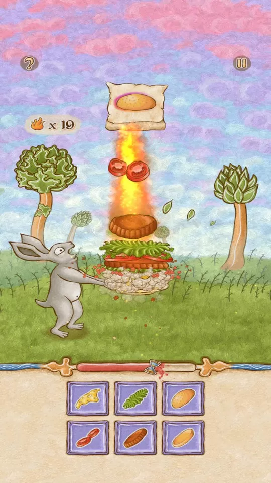 兔子和汉堡游戏手机版图1