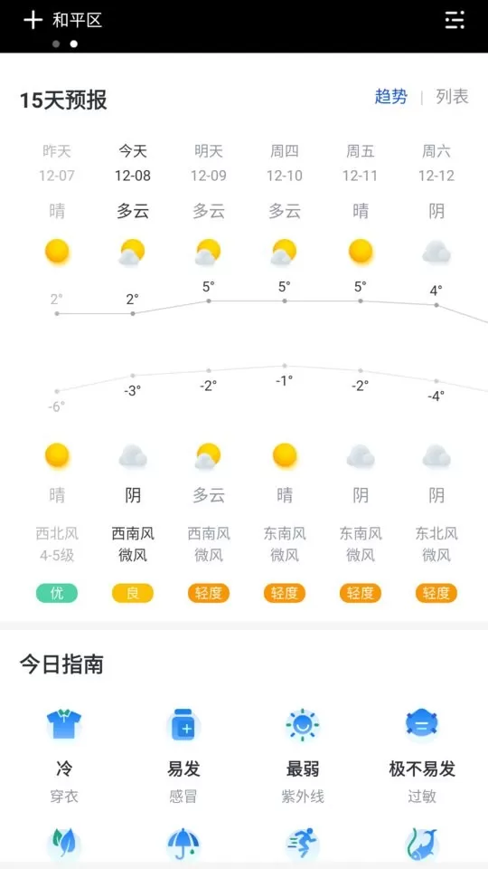 云彩天气免费下载图1