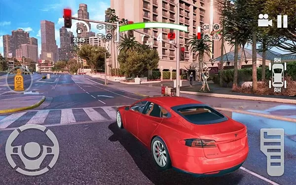 Electric Car Simulator 2021免费手机版图0