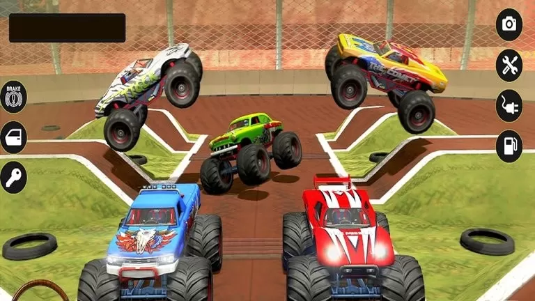 Monster Derby Truck Fighting官网版图0