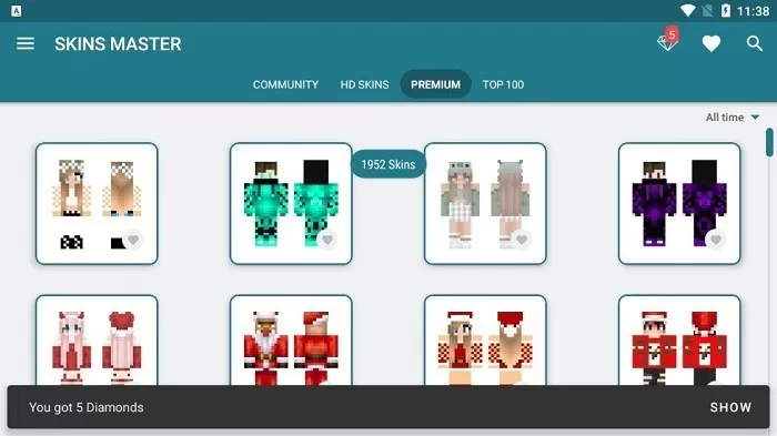 我的世界皮肤大师(SKINS MASTER for Minecraft)安卓版下载app图2