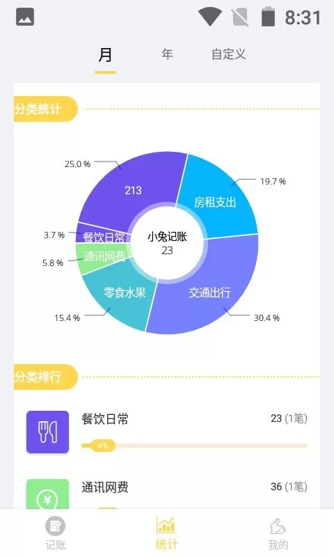 小兔记账app安卓版图1