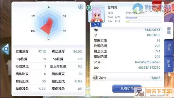 ro手游 牧师加点