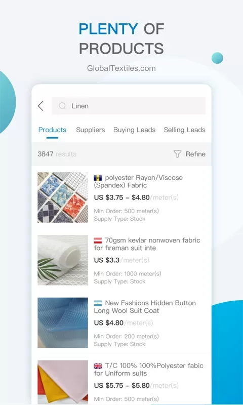 Globaltextiles.com安卓免费下载图1