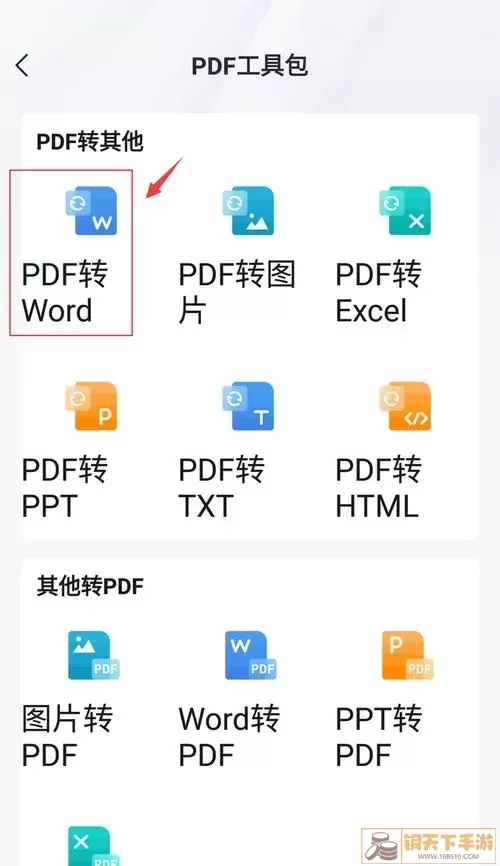 PDF转换为Word示例2